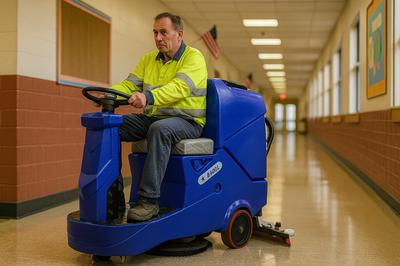 CLEANVAC B8001 Binicili Dar Alan Yıkama Makinesi