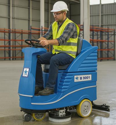 CLEANVAC B9001 BİNİCİLİ ZEMİN YIKAMA MAKİNESİ