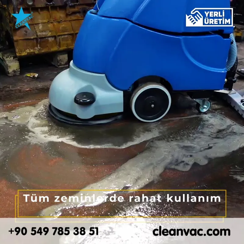 Zemin Temizleme Makinası | Endüstriyel ve Profesyonel Temizlikte En Etkili Çözüm