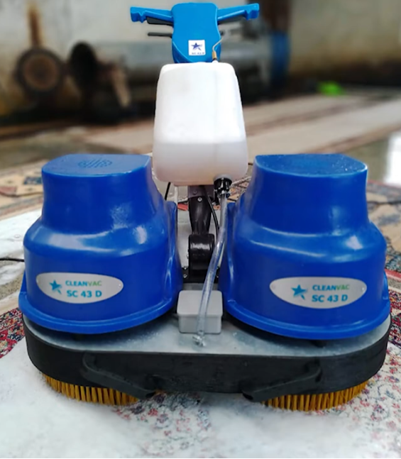 CLEANVAC SC43D Çift Fırçalı Cila ve Halı Fırçalama Makinesi