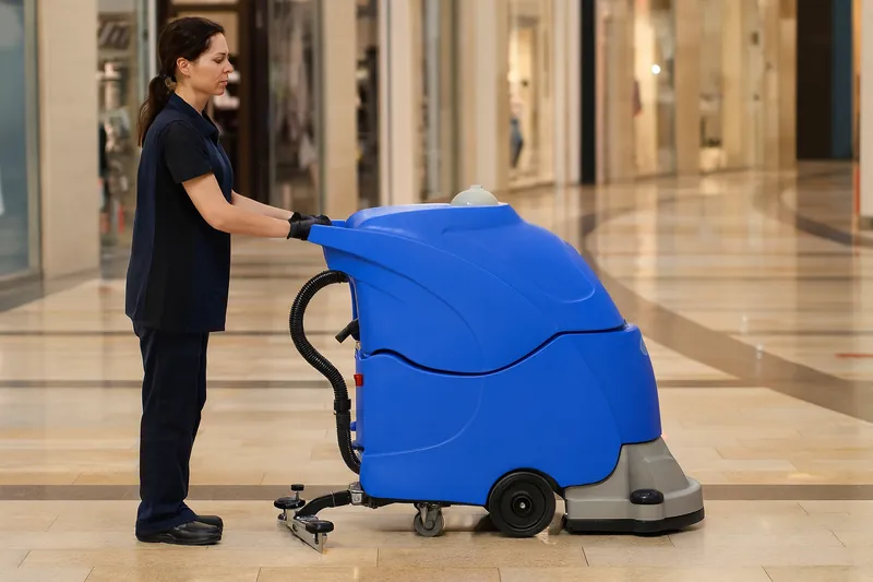 CLEANVAC B7501 Akülü Zemin Yıkama Makinesi