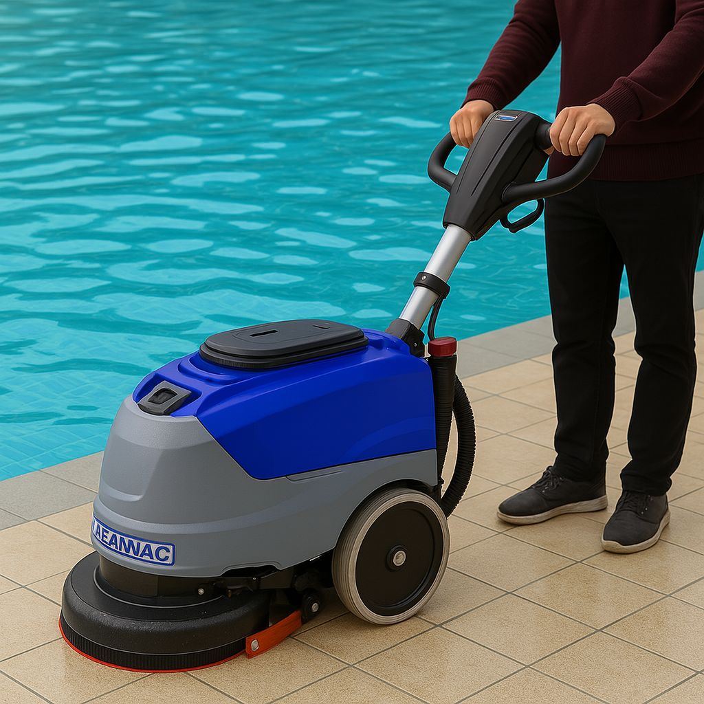 ZEMİN YIKAMA MAKİNESİ KURULUMU CLEANVAC B180