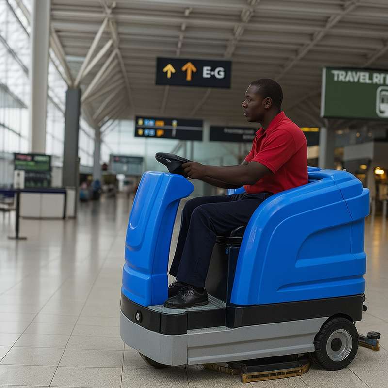 BÜYÜK ALANLAR İÇİN YER YIKAMA MAKİNESİ B20001