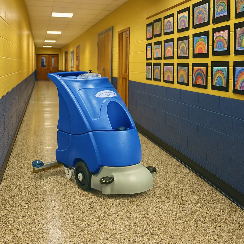 Okullarda Zemin Yıkama Makinesi Kullanımının Önemi