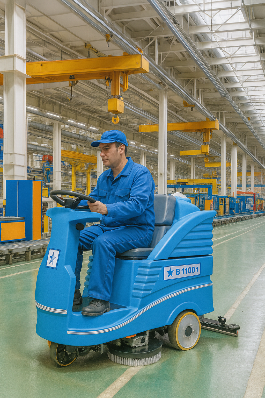 BİNİCİLİ ZEMİN YIKAMA MAKİNESİ