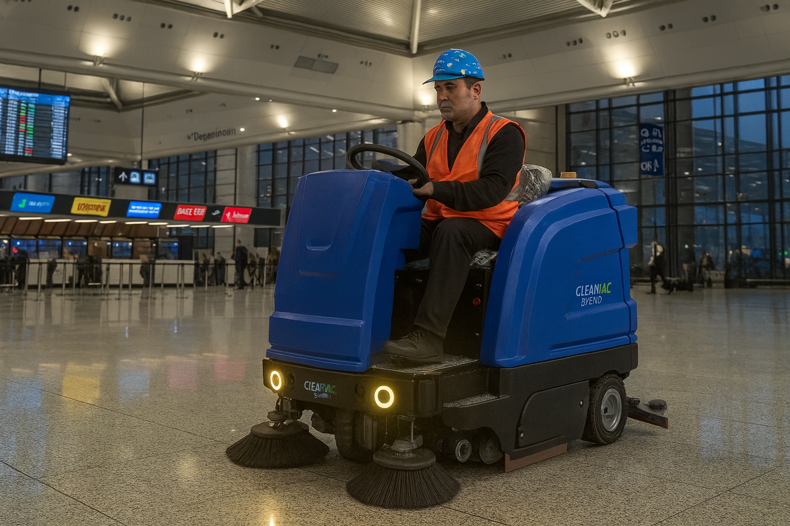 ZEMİN YIKAMA VE SÜPÜRME MAKİNESİ